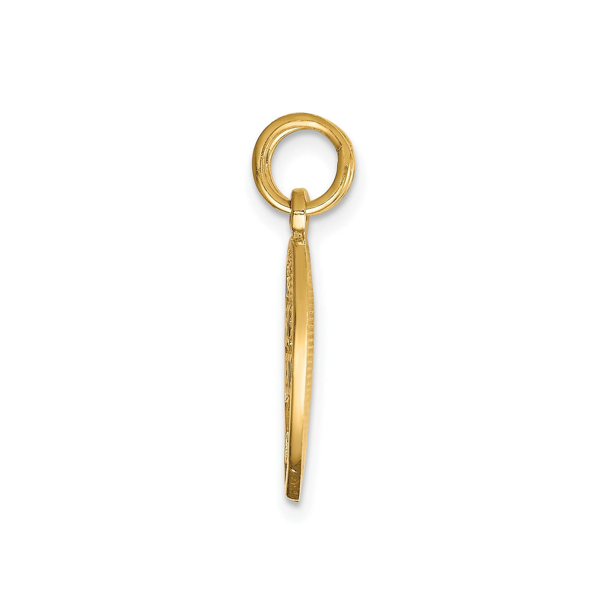 10k Yellow Gold Heart Pendant, Two Piece Break Apart Design, Friendship Charm for Women or Unisex