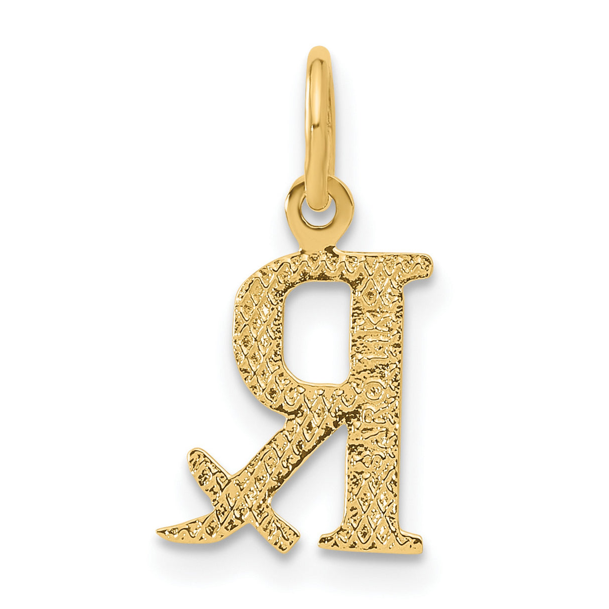 10k Yellow Gold RX Pendant, Medical Charm with Prescription Symbol for Pharmacists and Pharmacy Techs