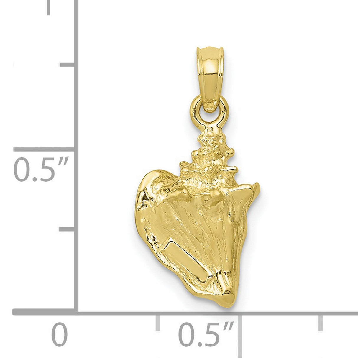 10k Yellow Gold Sacred Heart Pendant, Flaming Heart Wrapped in Thorns, Catholic Religious Jewelry