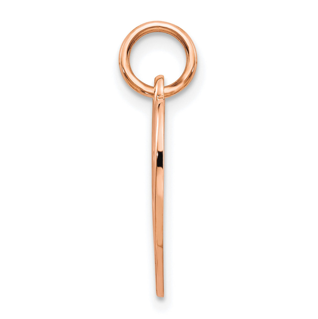 SWEET 16 Charm Pendant in Real 10k Rose Gold