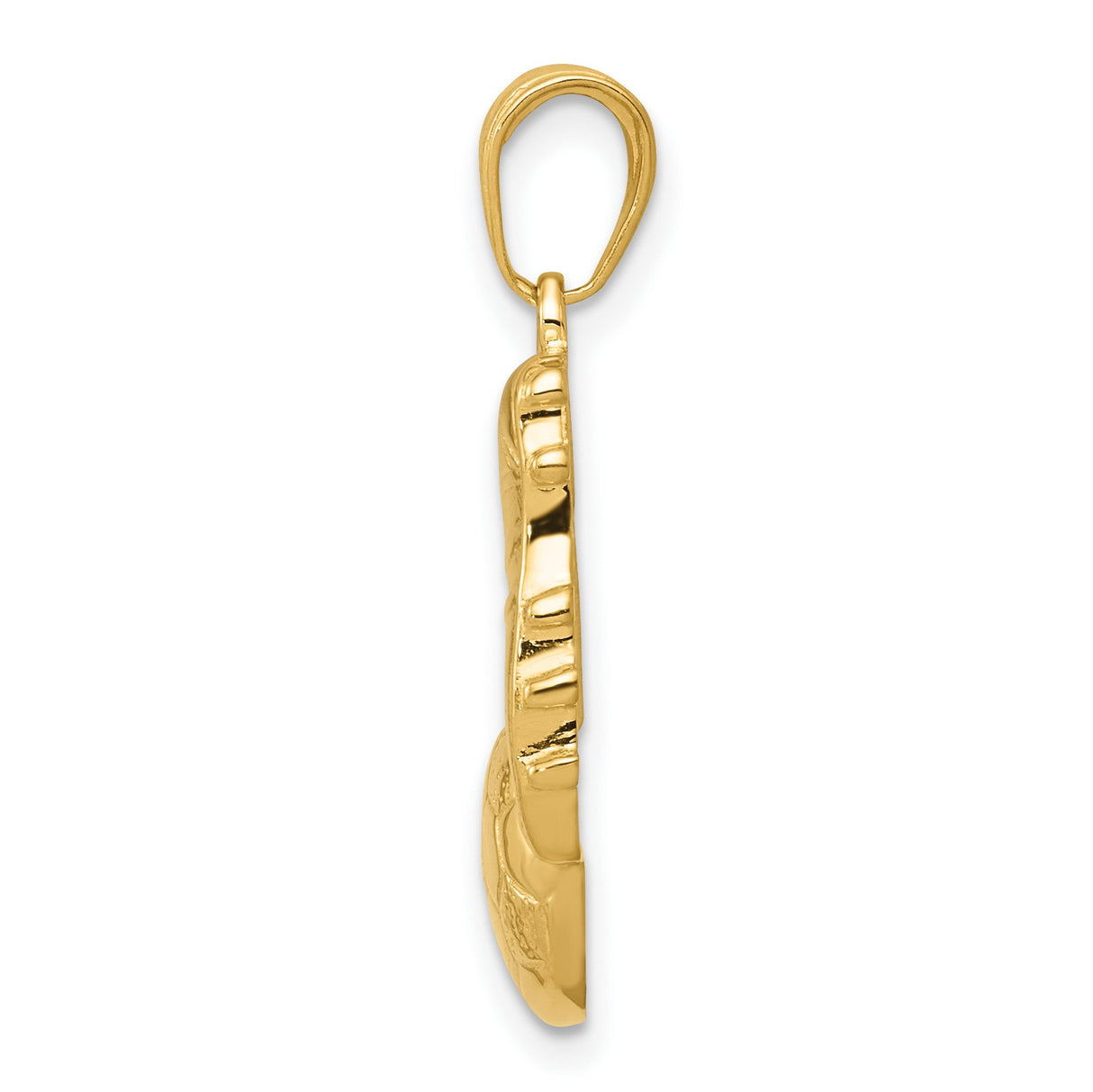 10k Yellow Gold Soccer Cleat and Ball Pendant, Unisex Sports Charm for Fans, Players, Coaches