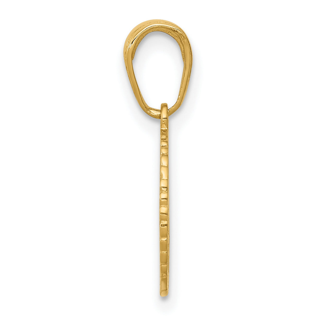 10k Yellow Gold Pendant with Star of David and Hebrew Chai Symbol, Unisex Jewish Charm