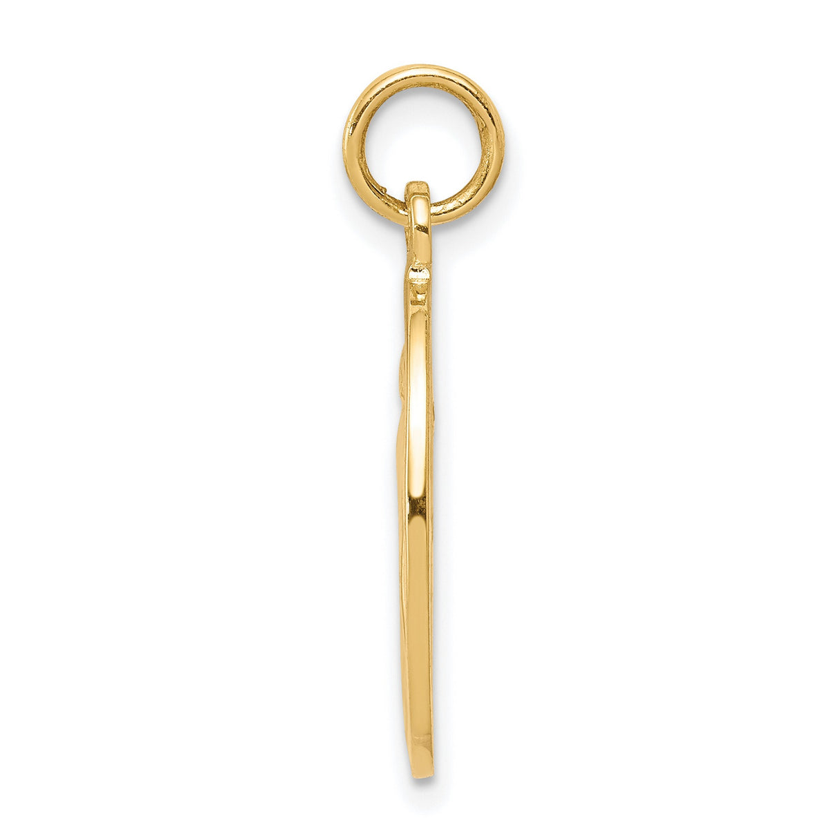 MIRACULOUS MEDAL Charm Pendant in Real 10k Yellow Gold