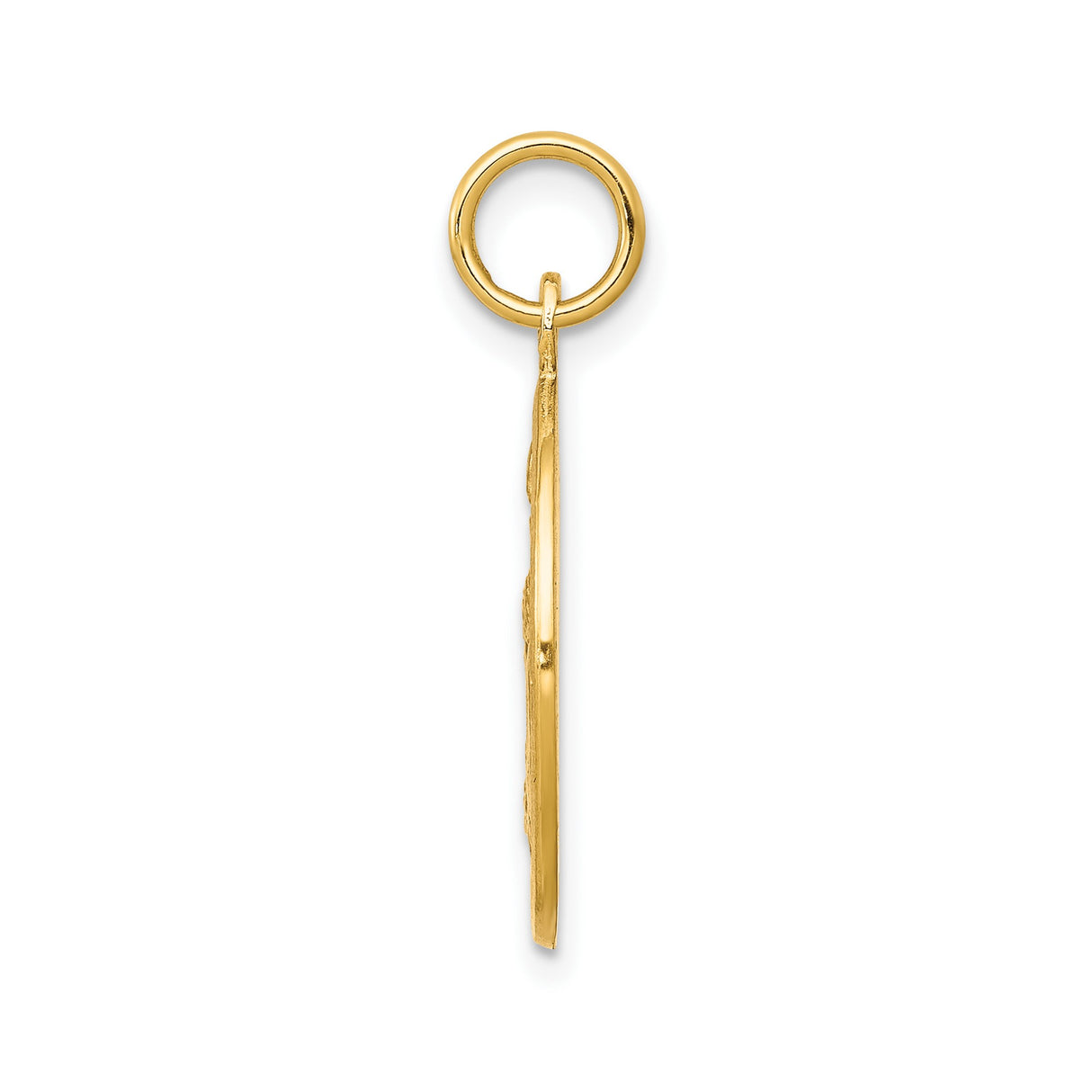 10k Yellow Gold Nativity Scene Pendant with Baby Jesus, Mary, Angels, and Dove