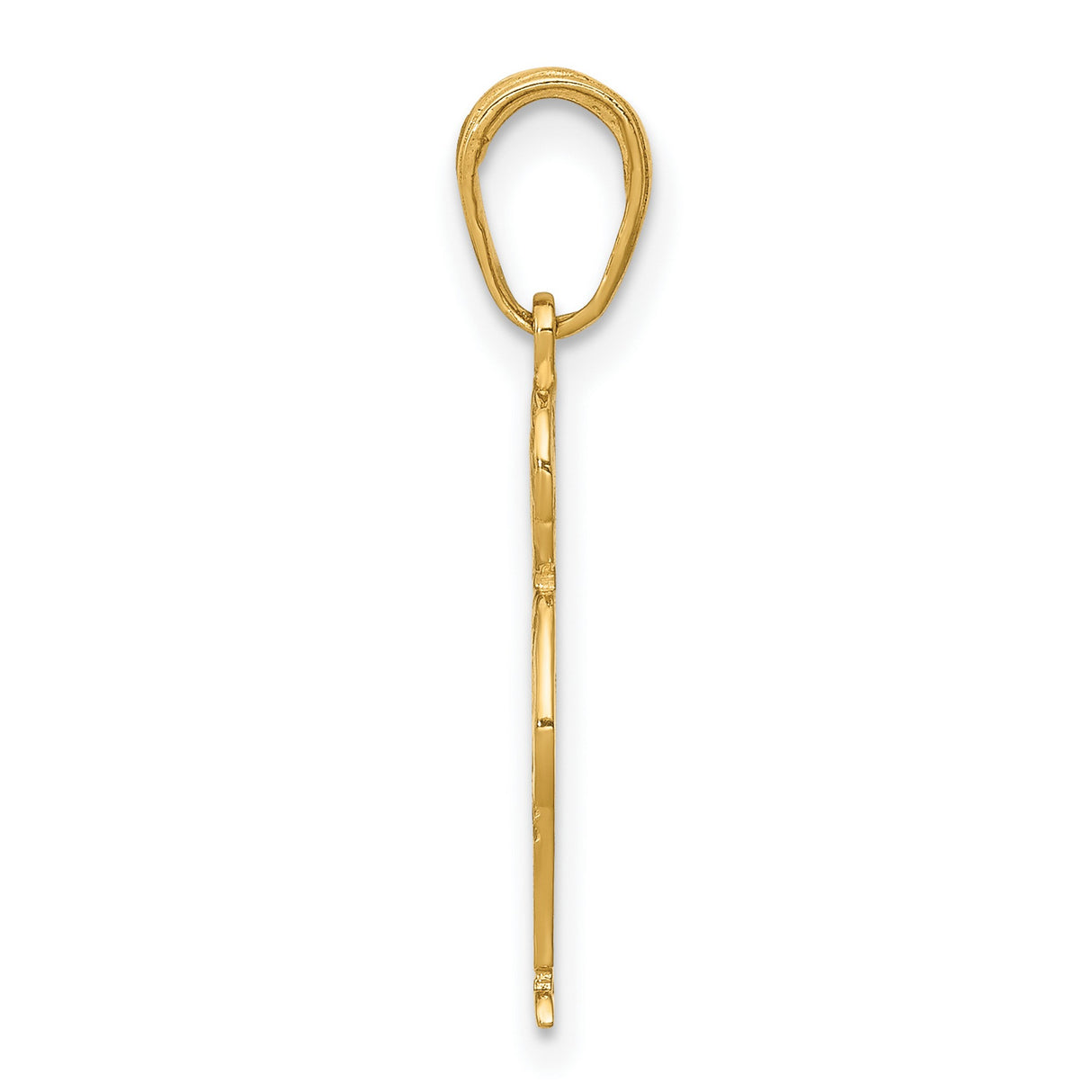 10k Yellow Gold Boy Pendant with Overalls, Sentimental Mother and Son Charm