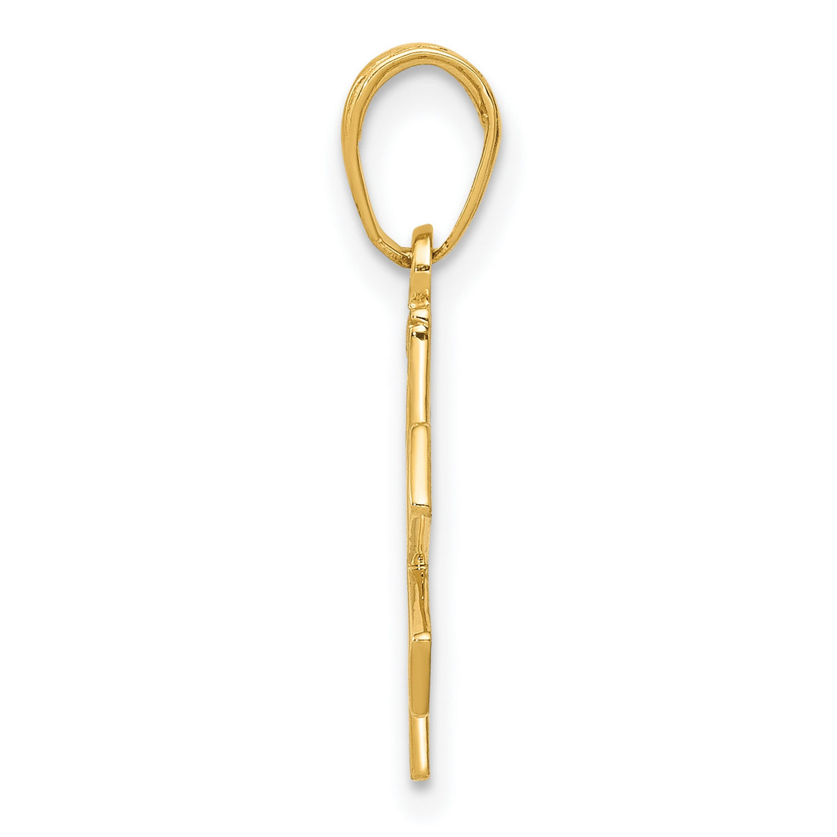 10k Yellow Gold Medical Alert Pendant with Star of Life and Rod of Asclepius