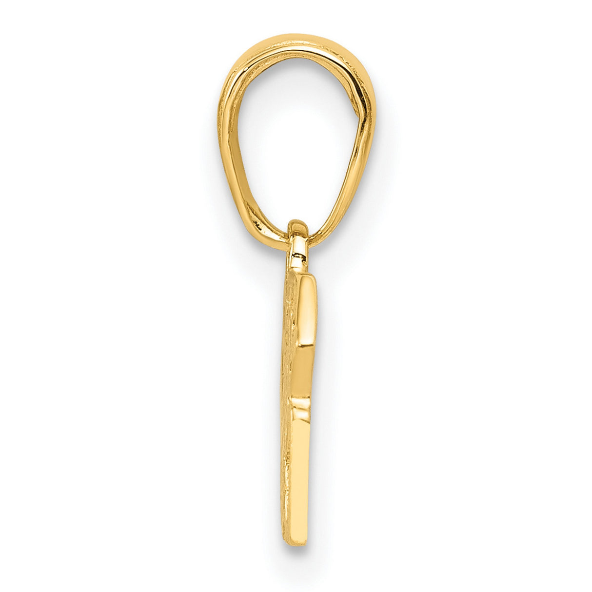 10k Yellow Gold Dice Pendant, Lucky Casino Charm, Las Vegas Gambling Theme