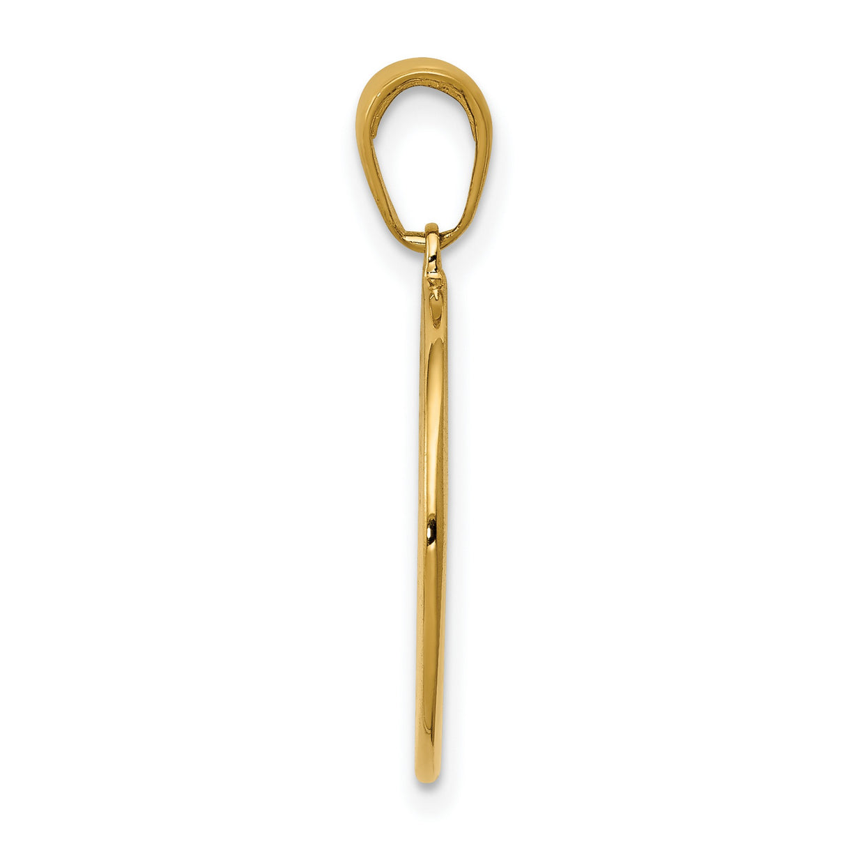 10k Yellow Gold Saint Anthony Pendant Medal with Pray for Us Inscription, Christian Religious Jewelry