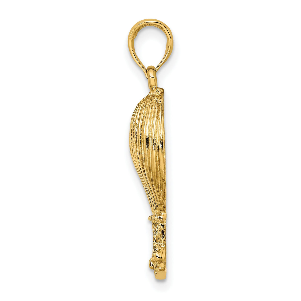10k Yellow Gold Hot Air Balloon Pendant with Basket Detail, Adventure Travel Charm