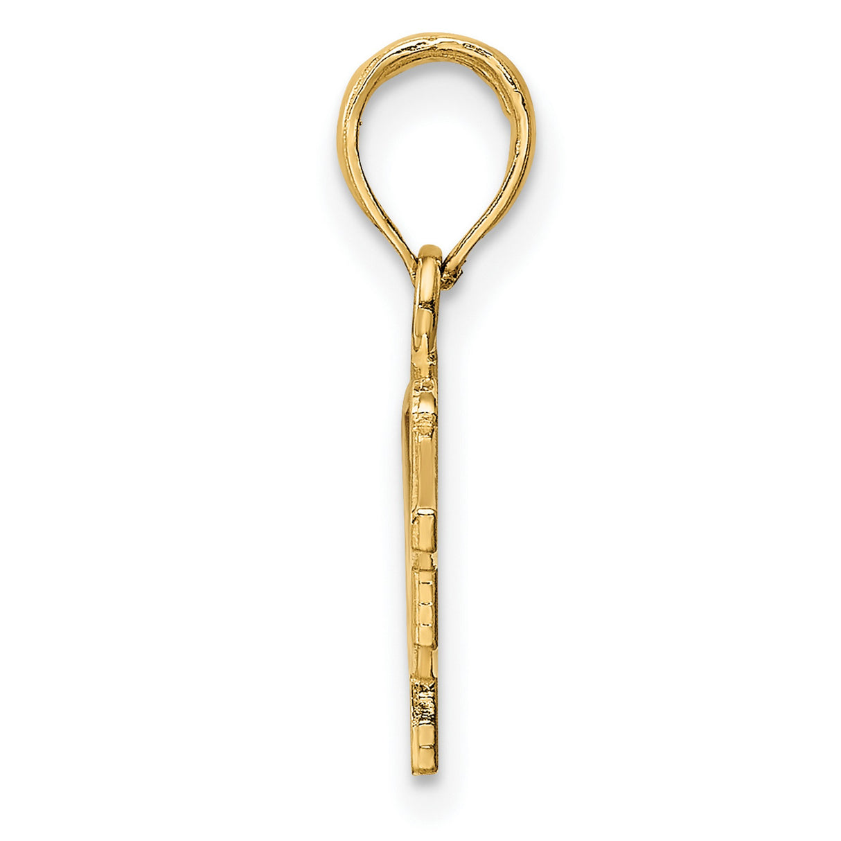 10k Yellow Gold Graduation Cap Pendant with Graduation Text, Unisex Academic Milestone Charm