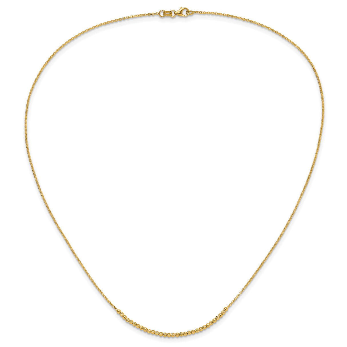 10K Yellow Gold 2 mm Polished Chain Necklace