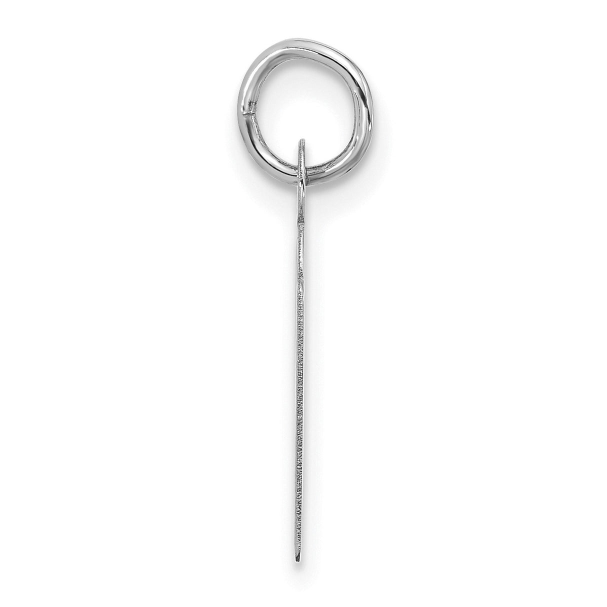 10k White Gold Pendant, Arabic Nun Christian Faith Symbol for Men or Women