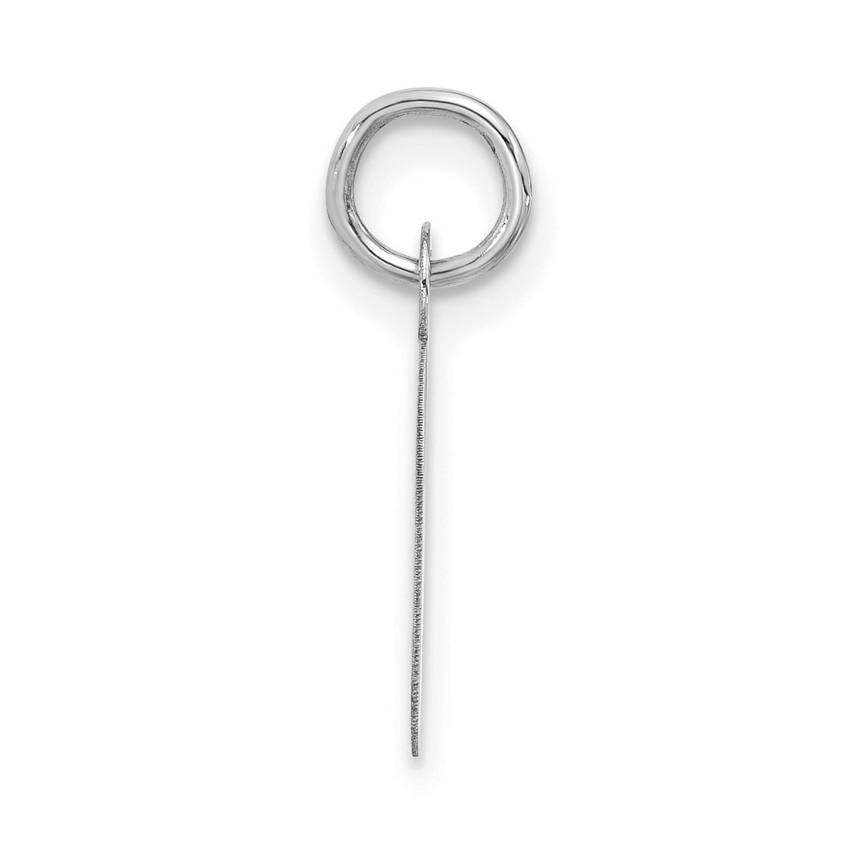 10k White Gold Ichthys Fish Pendant, Cutout Jesus Fish Design, Christian Faith Jewelry for Women