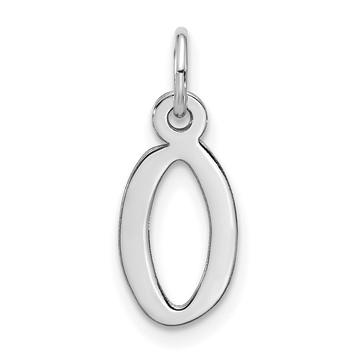 10k White Gold Ichthys Fish Pendant, Cutout Jesus Fish Design, Christian Faith Jewelry for Women