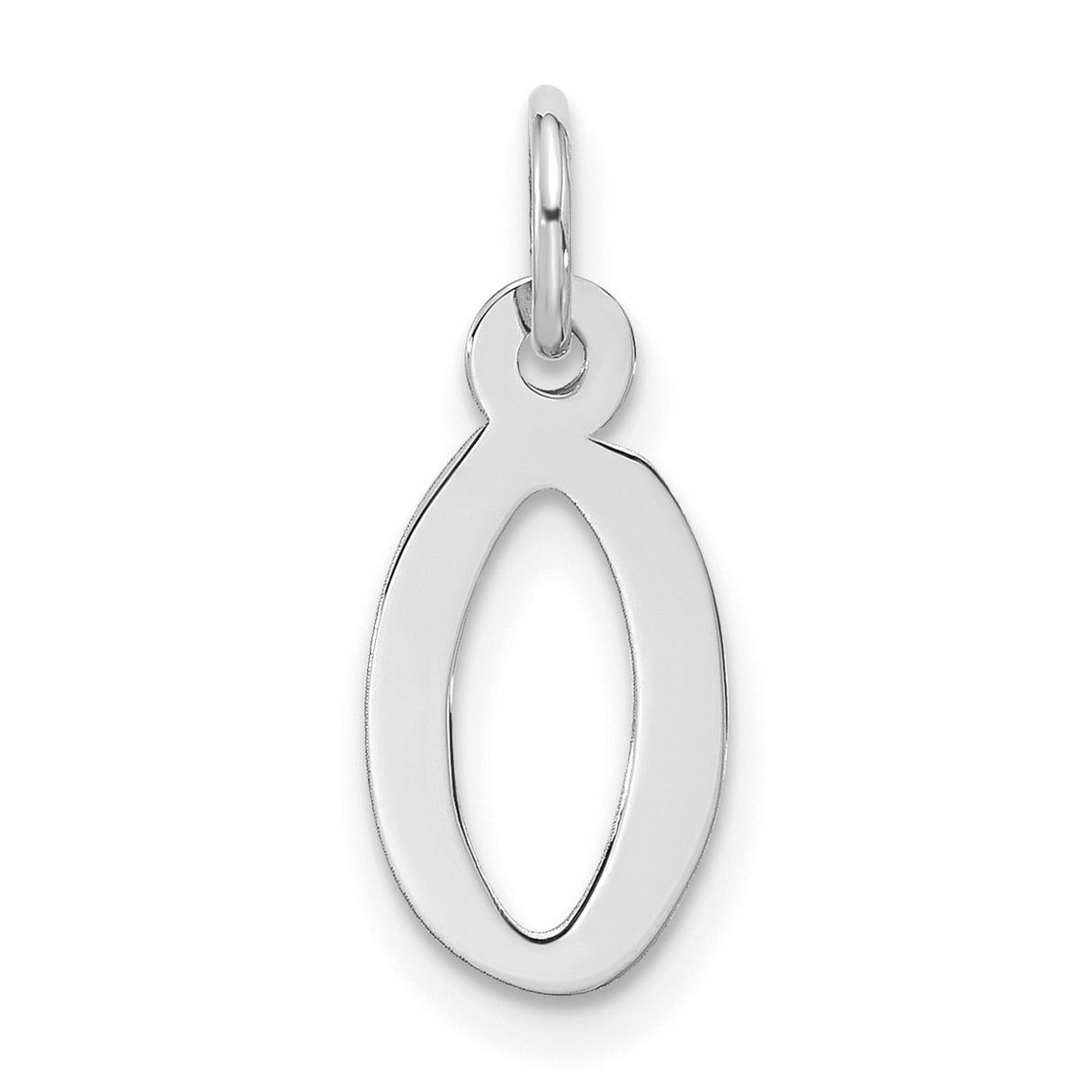 10k White Gold Ichthys Fish Pendant, Cutout Jesus Fish Design, Christian Faith Jewelry for Women