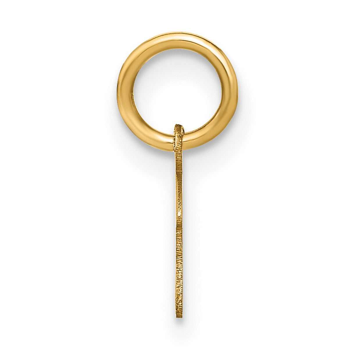 10k Yellow Gold Dancer Pendant, Artistic Figure in Motion Charm for Women or Unisex Wear