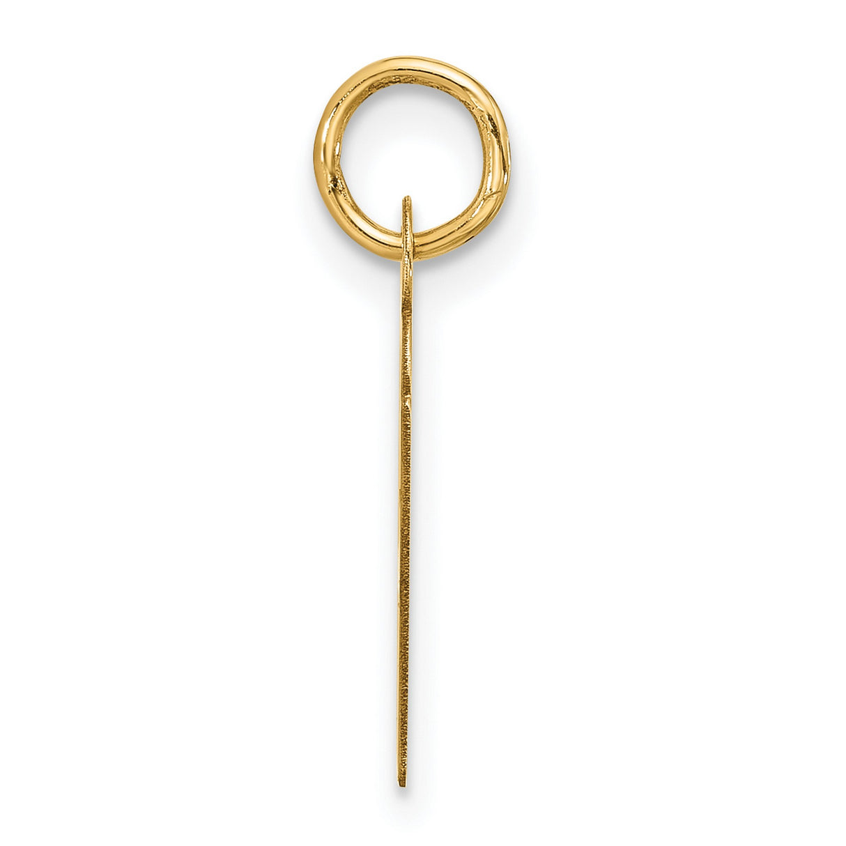 10k Yellow Gold Chai Pendant, Hebrew Symbol Charm for Spiritual Faith and Blessing