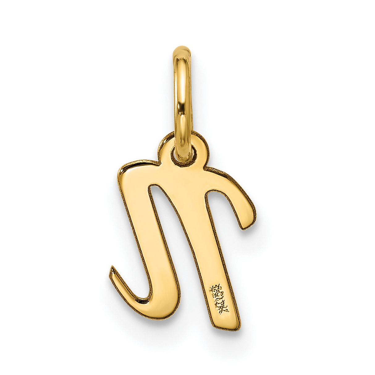 10k Yellow Gold Scorpio Zodiac Pendant, Celestial Astrology Charm for Women or Unisex
