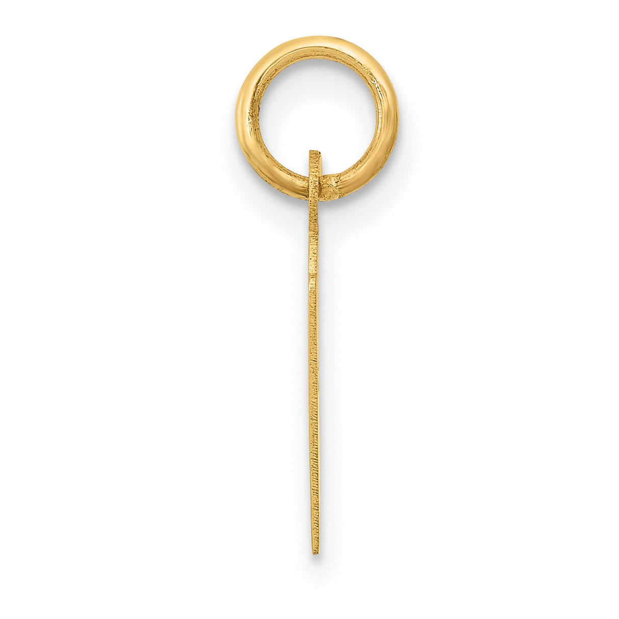 10k Yellow Gold Chai Pendant, Hebrew Symbol of Life, Unisex Jewish Charm Jewelry