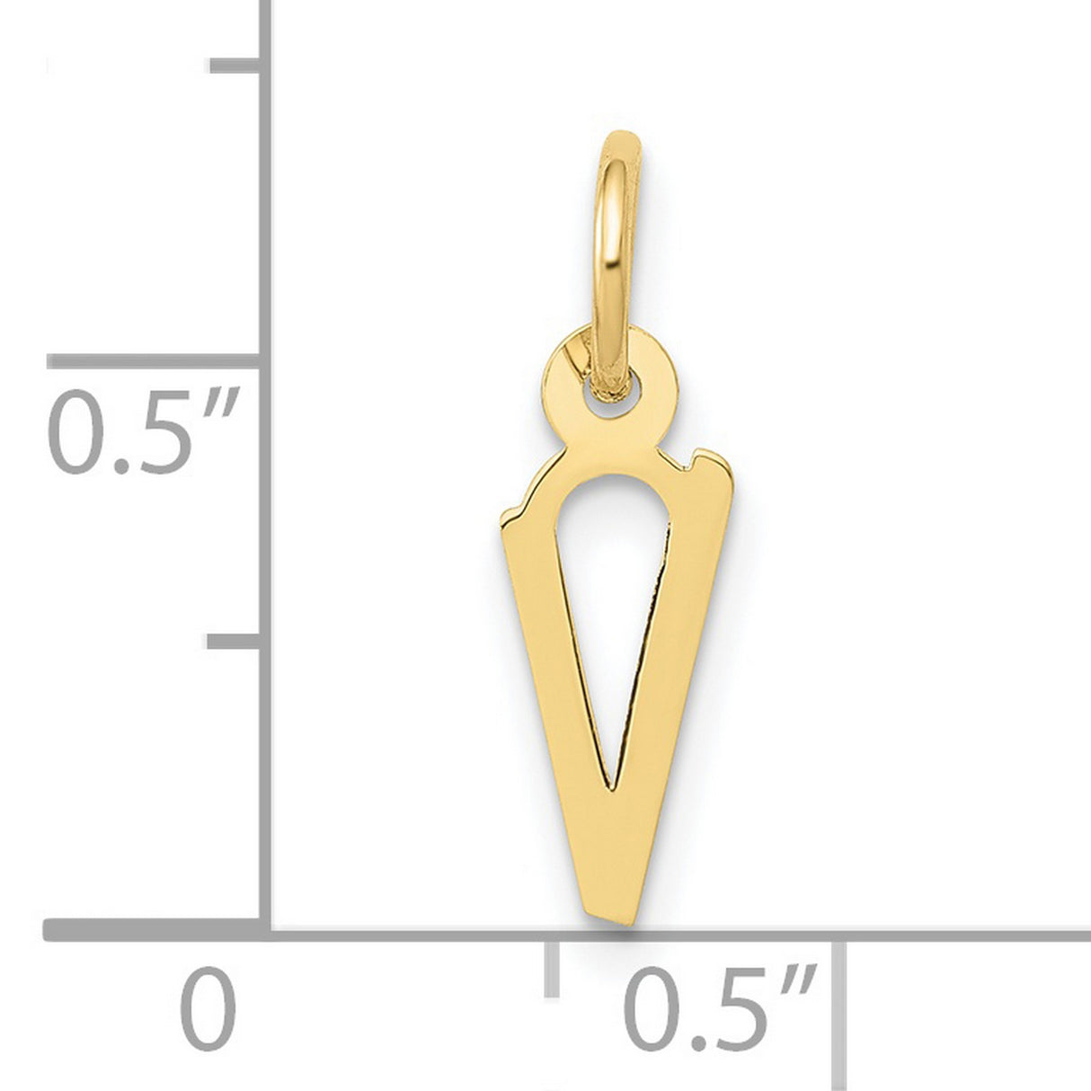 10k Yellow Gold Goddess Pendant with Feminine Symbol, Modern Pagan Amulet for Women