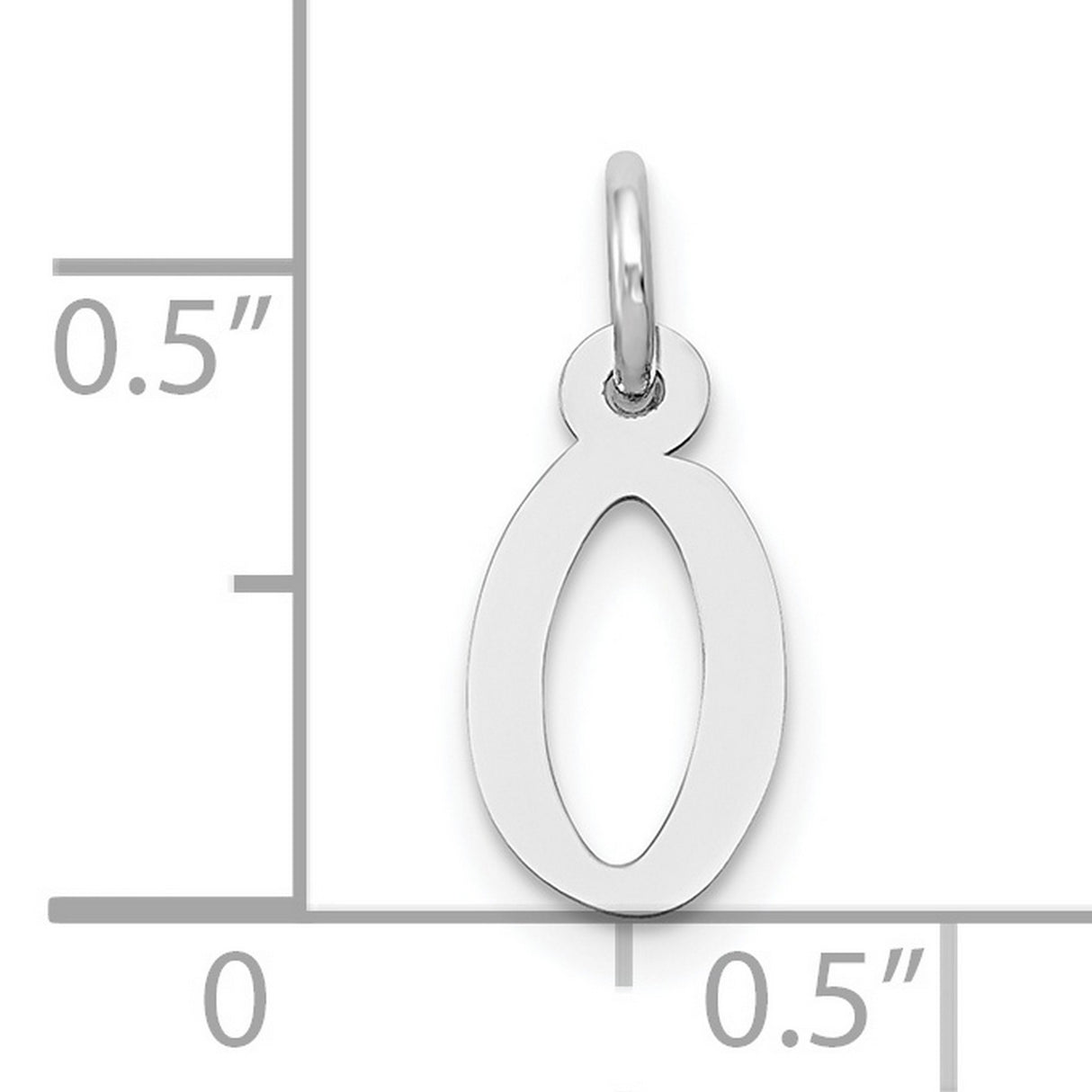 10k White Gold Christian Fish Pendant with Open Ichthys Design, Minimalist Religious Charm