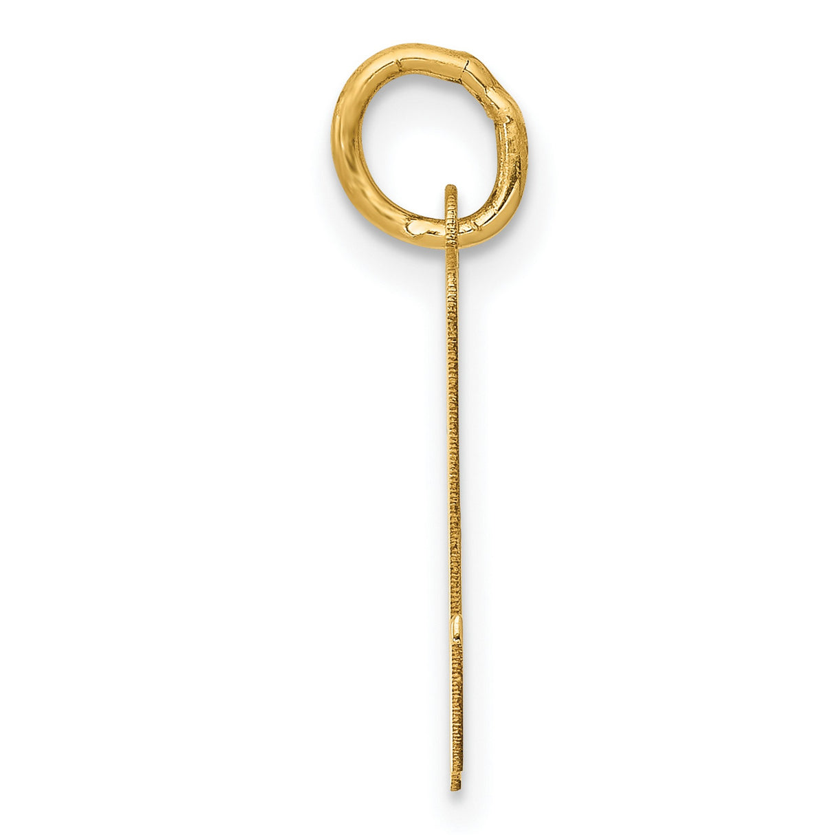 10k Yellow Gold Scorpio Zodiac Pendant, Astrology Symbol Charm for Women or Unisex