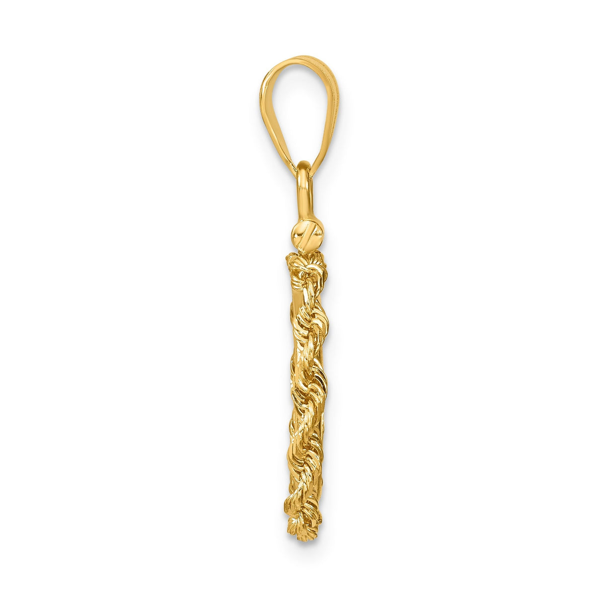 13 mm 14k Yellow Gold coin bezel for 13 mm Coin — alternate view