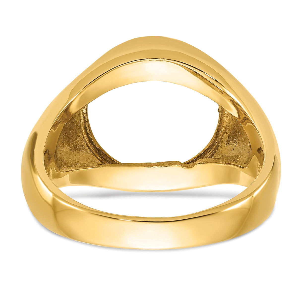 13 mm 14k Yellow Gold coin bezel for 13 mm Coin — additional image