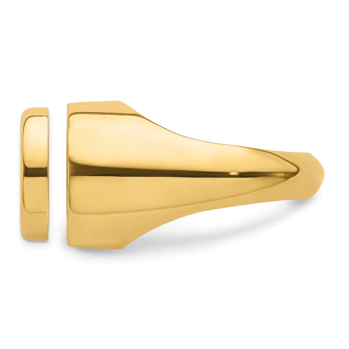 13 mm 14k Yellow Gold coin bezel for 13 mm Coin — additional image
