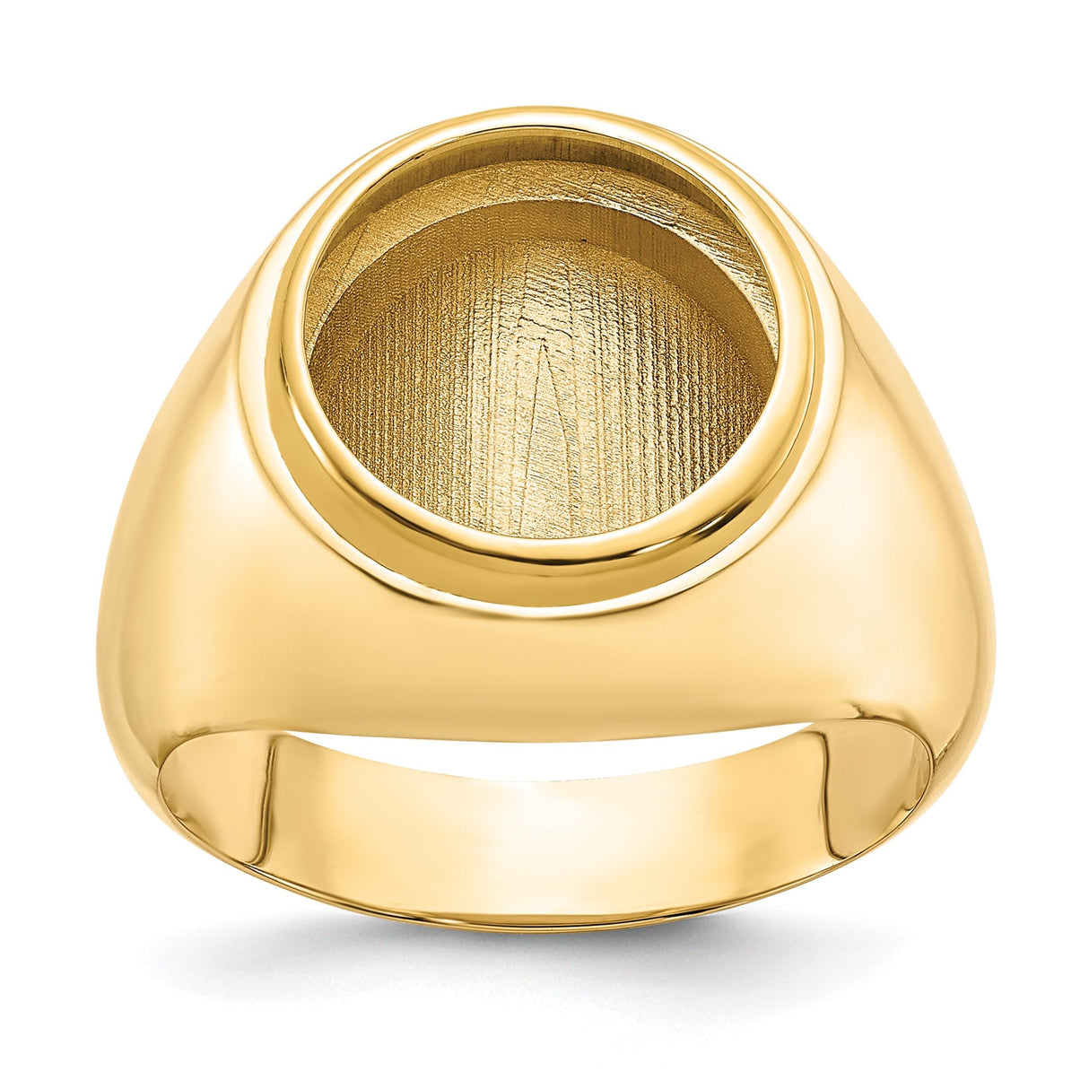 13 mm 14k Yellow Gold coin bezel for 13 mm Coin — additional image