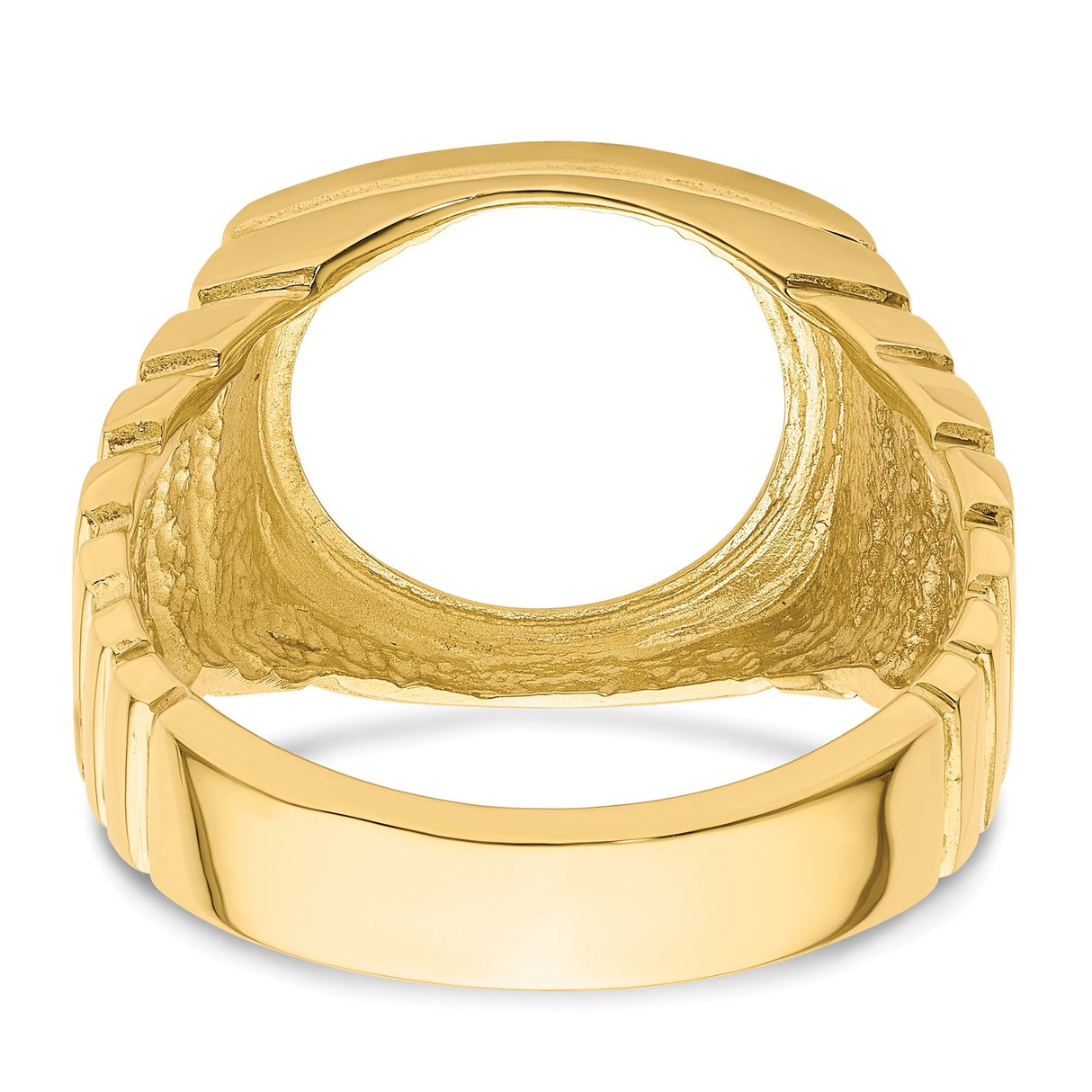 13 mm 14k Yellow Gold coin bezel for 13 mm Coin — additional image