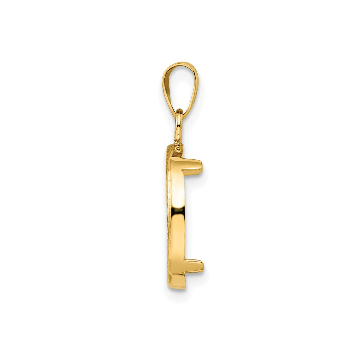 14 mm 14k Yellow Gold coin bezel for 14 mm Coin — alternate view