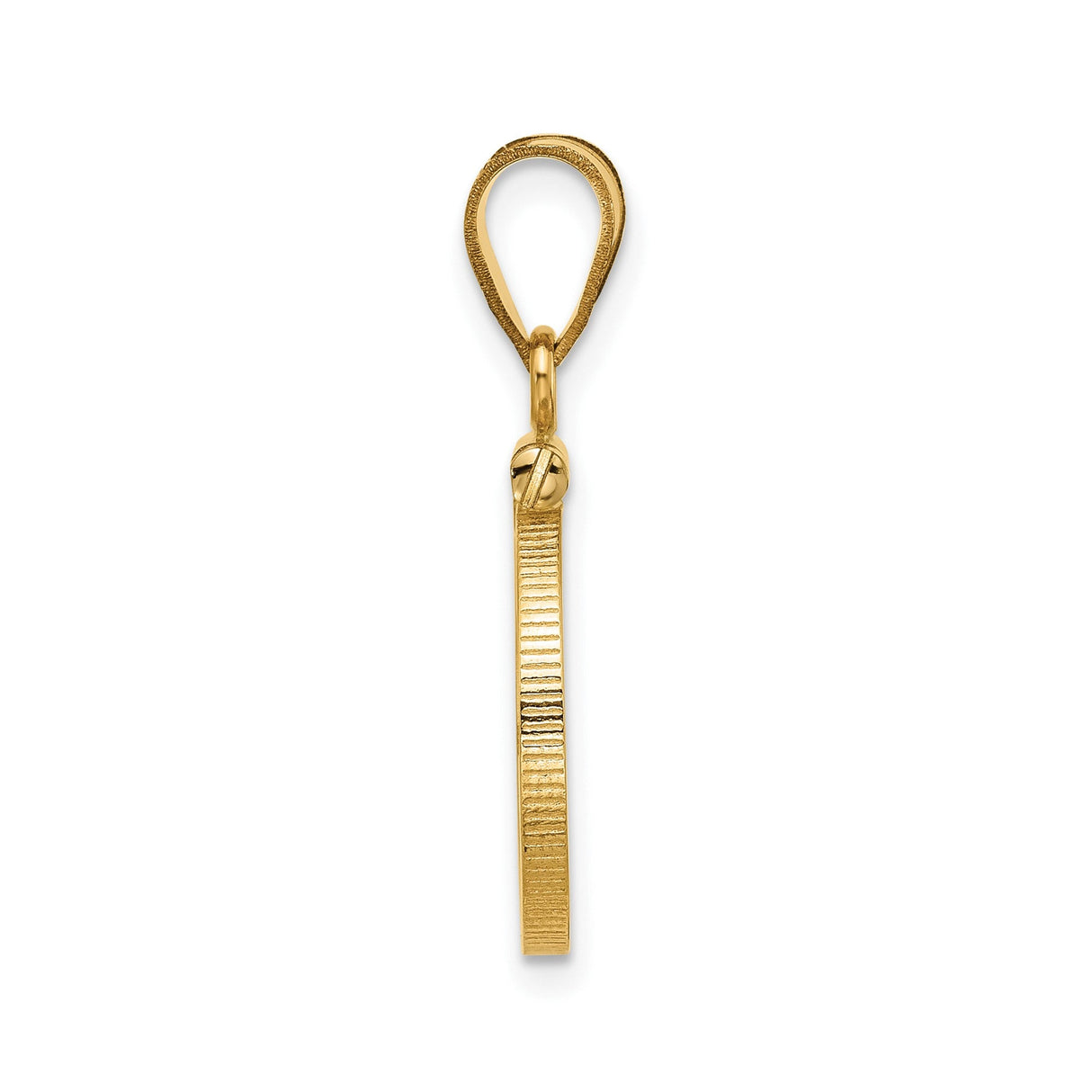 14 mm 14k Yellow Gold coin bezel for 14 mm Coin — alternate view