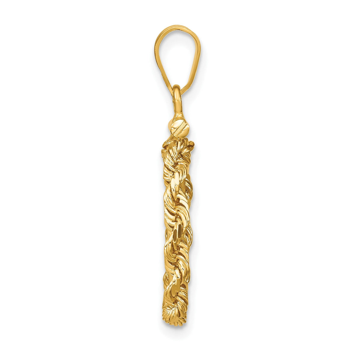 14 mm 14k Yellow Gold coin bezel for 14 mm Coin — alternate view