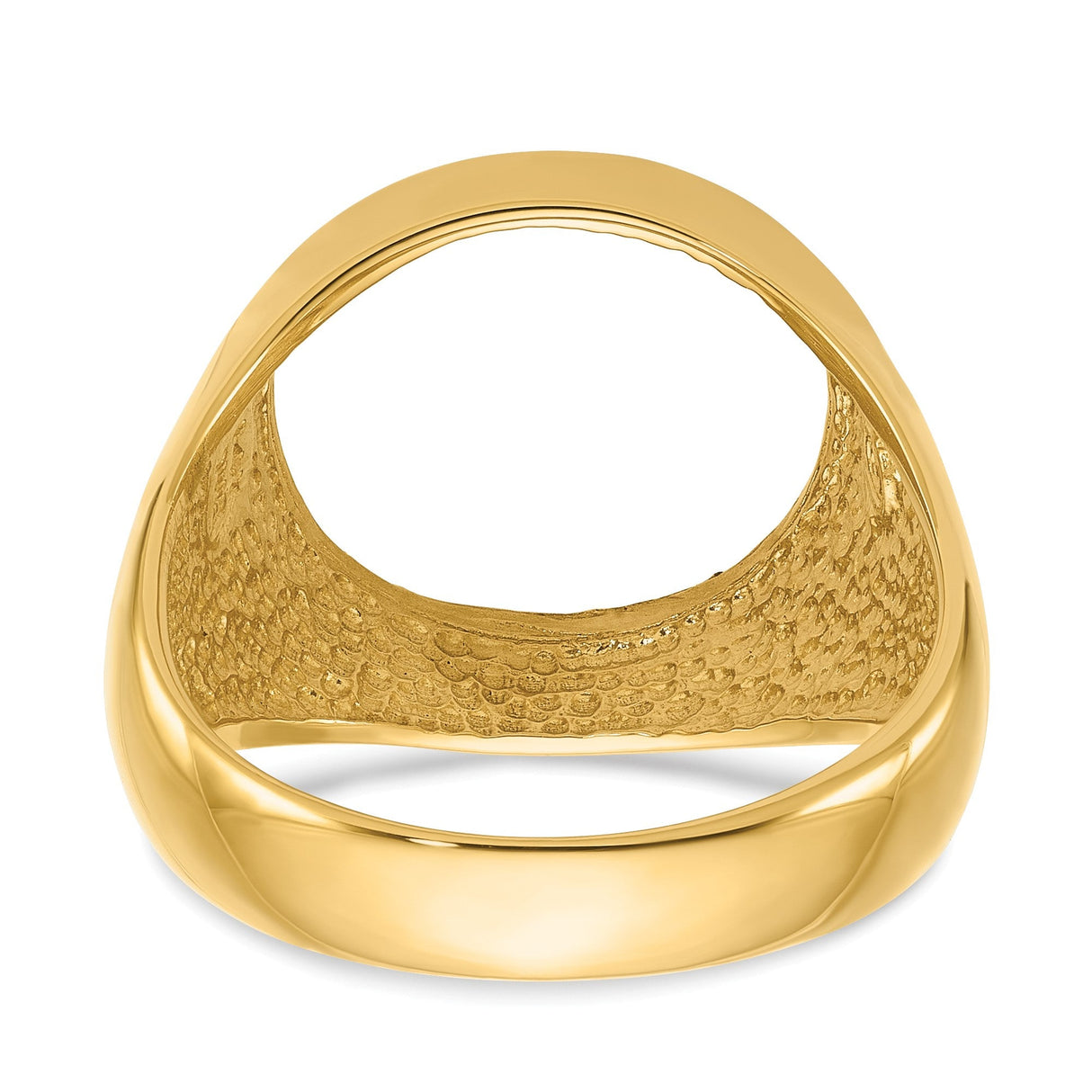 14 mm 14k Yellow Gold coin bezel for 14 mm Coin — additional image