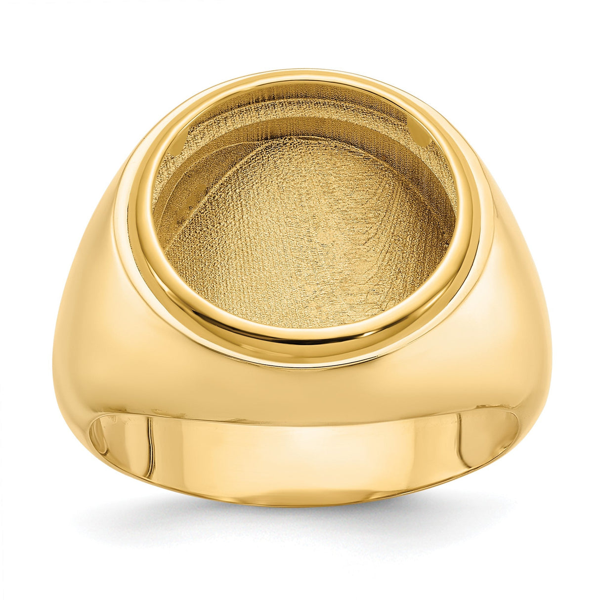 15 mm 14k Yellow Gold coin bezel for 15 mm Coin — additional image