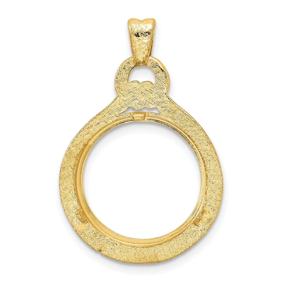 16 mm 14k Yellow Gold coin bezel for 16 mm Coin — additional image