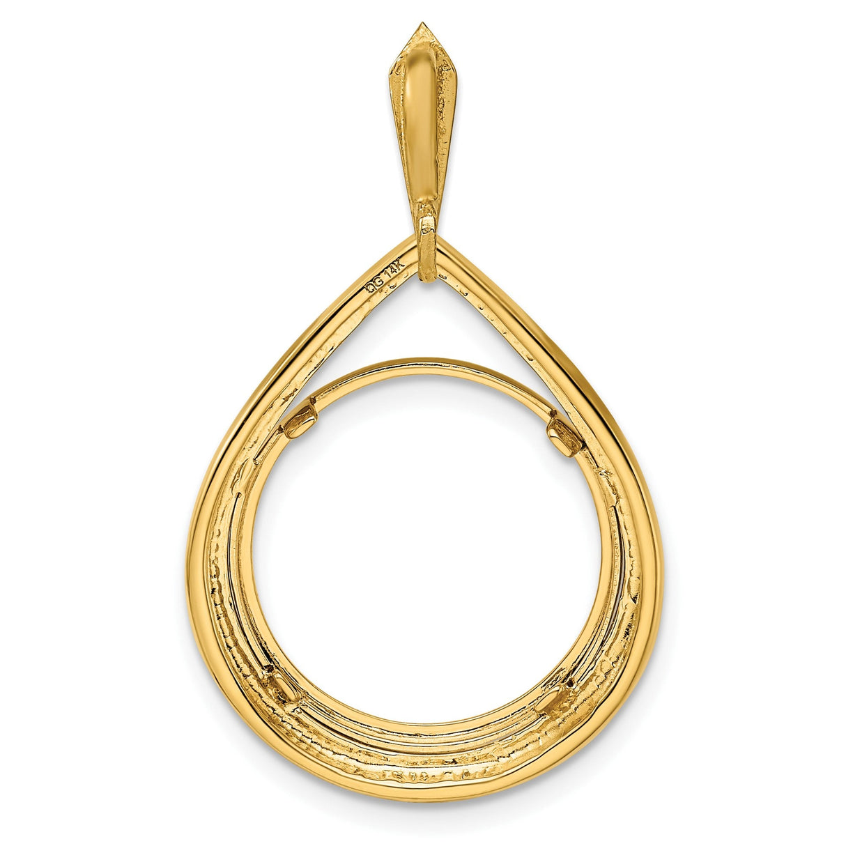 16 mm 14k Yellow Gold coin bezel for 16 mm Coin — additional image