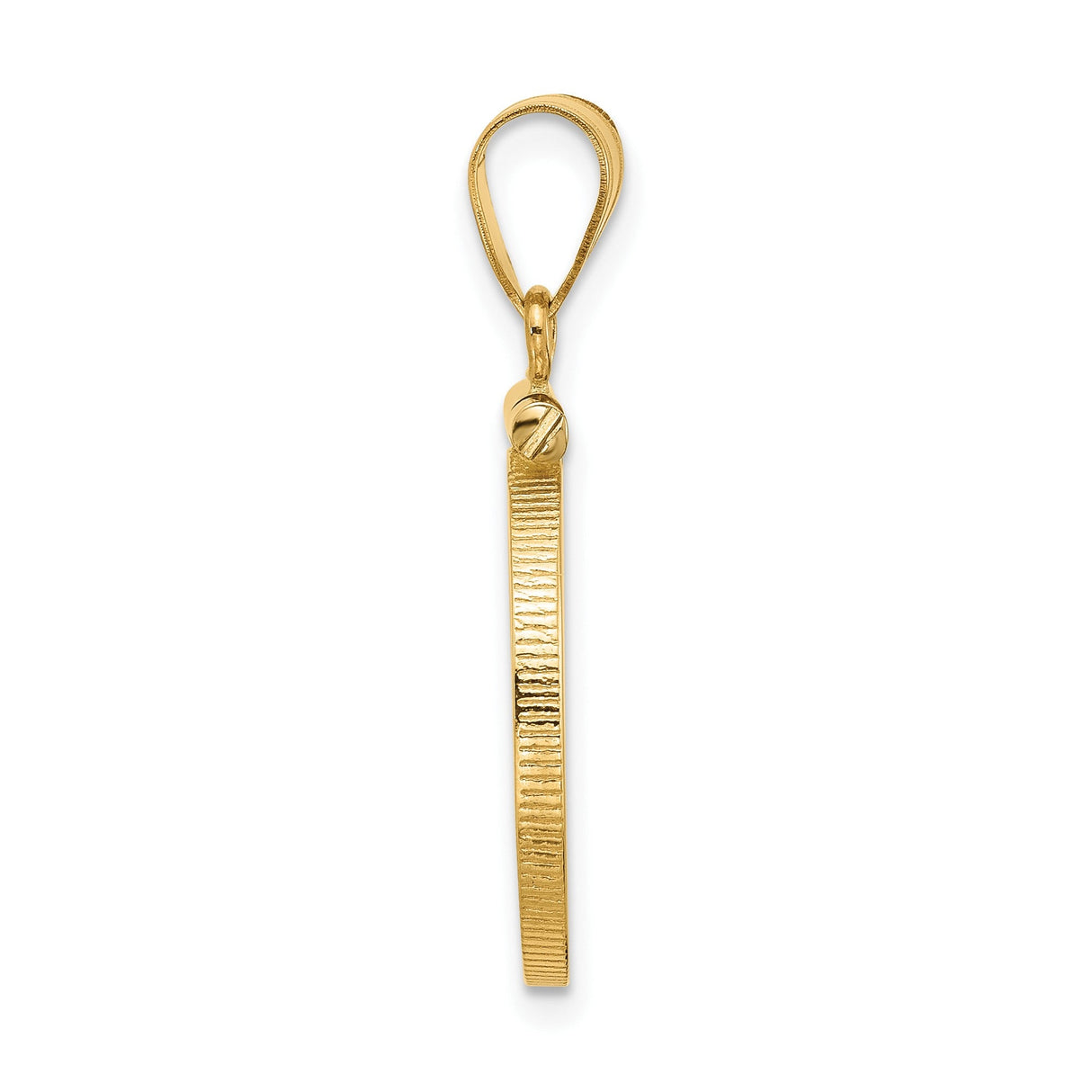 16 mm 14k Yellow Gold coin bezel for 16 mm Coin — alternate view