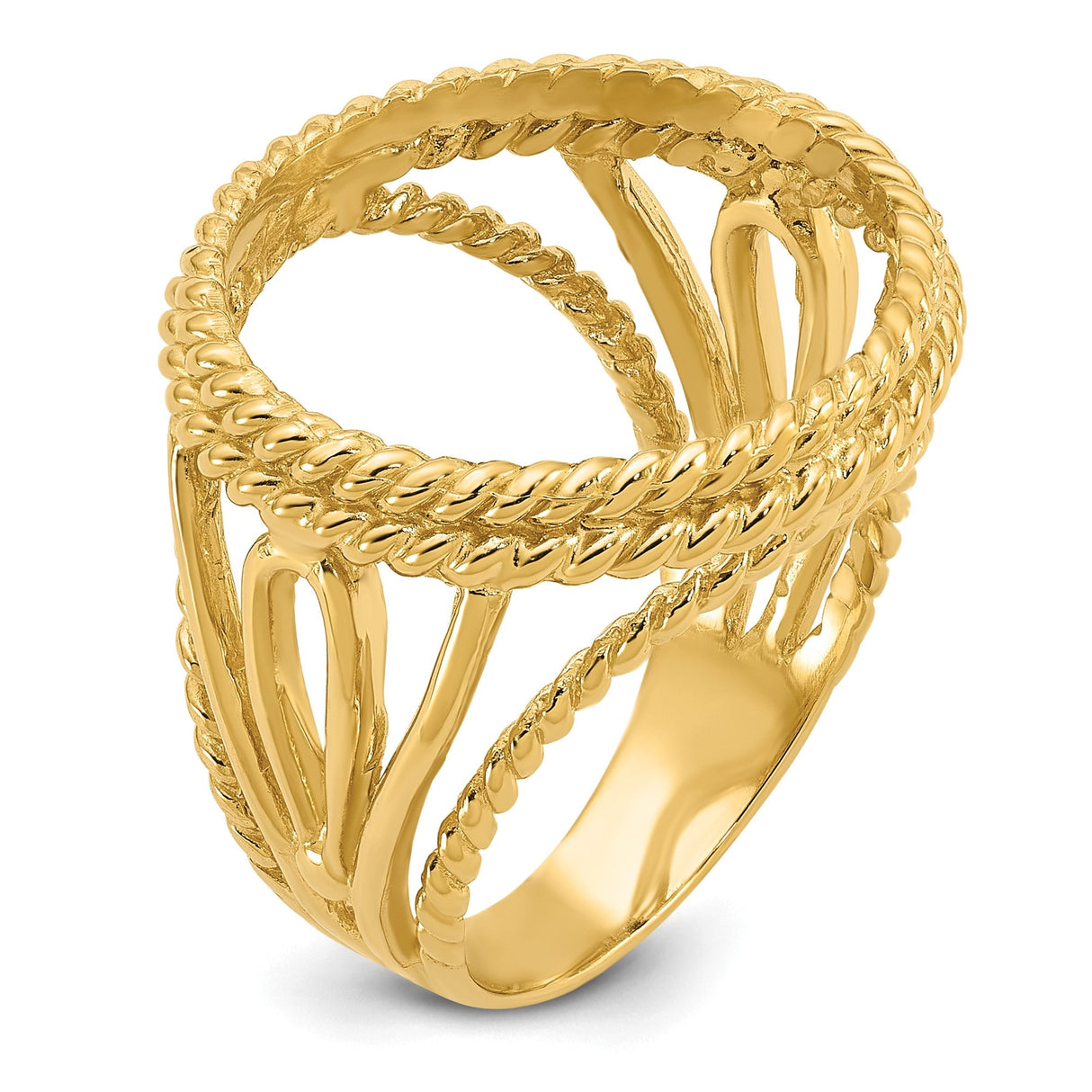 16 mm 14k Yellow Gold coin bezel for 16 mm Coin — additional image