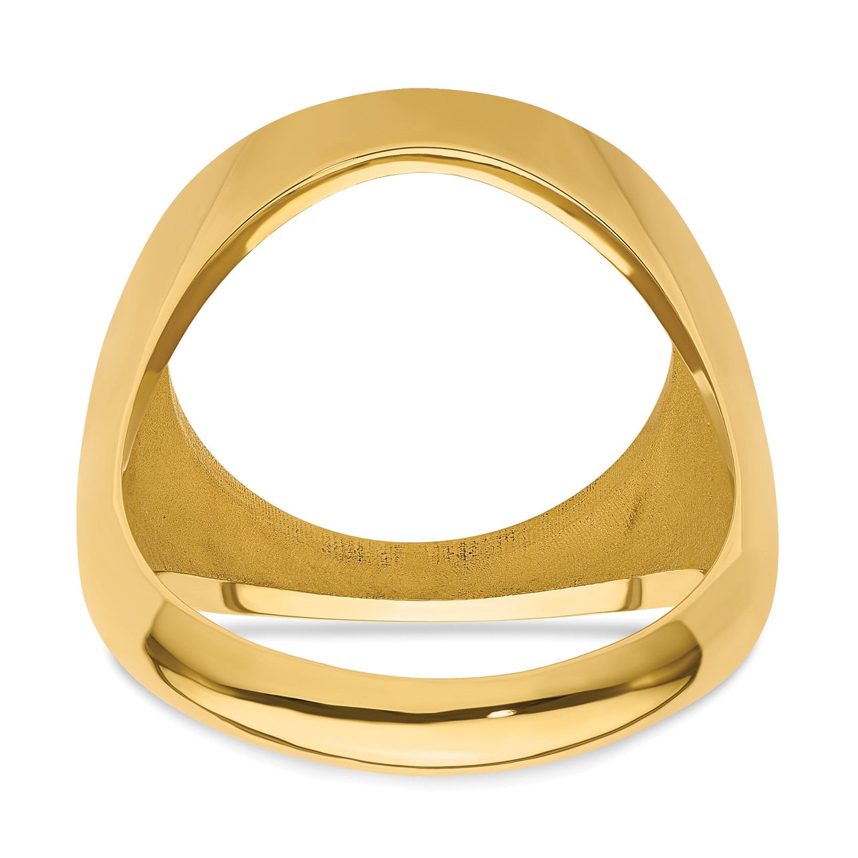 16 mm 14k Yellow Gold coin bezel for 16 mm Coin — additional image