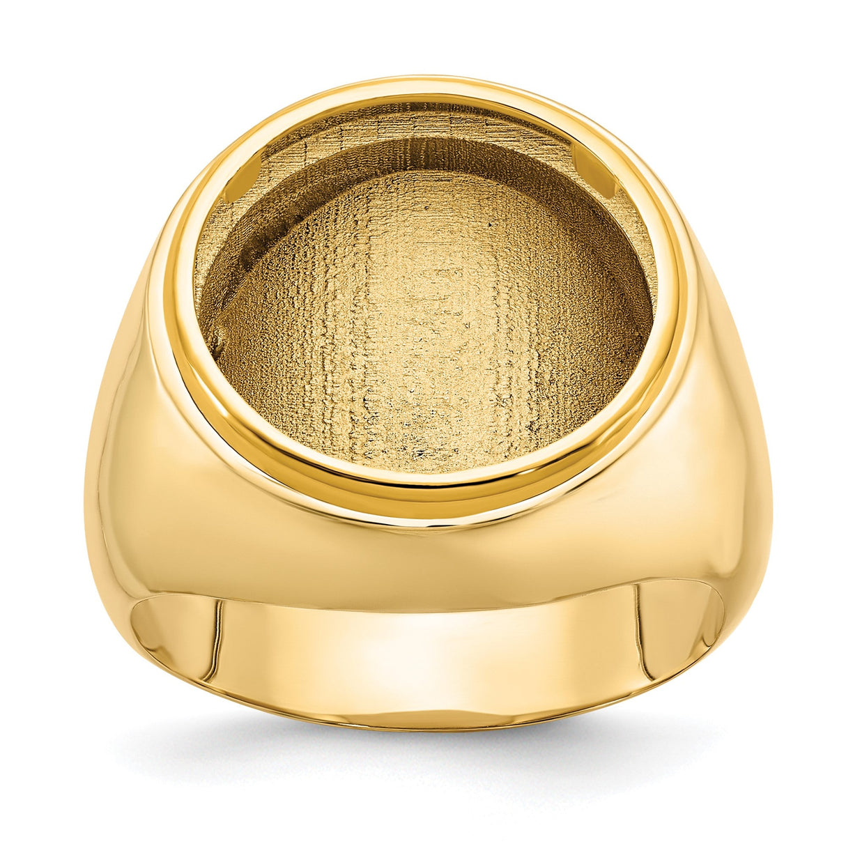 16 mm 14k Yellow Gold coin bezel for 16 mm Coin — additional image