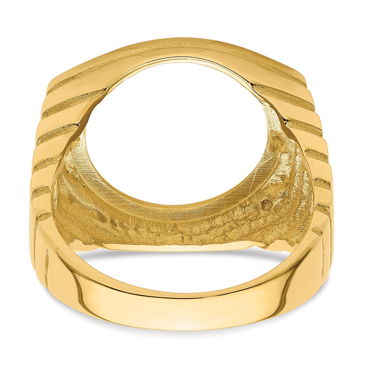 16 mm 14k Yellow Gold coin bezel for 16 mm Coin — additional image