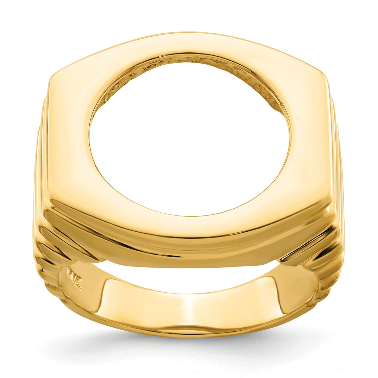 16 mm 14k Yellow Gold coin bezel for 16 mm Coin — additional image