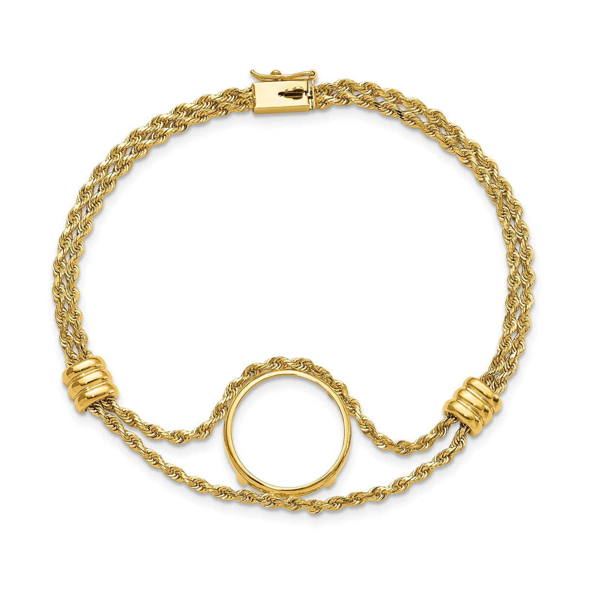 17 mm 14k Yellow Gold coin bezel for 16.5 mm Coin — additional image