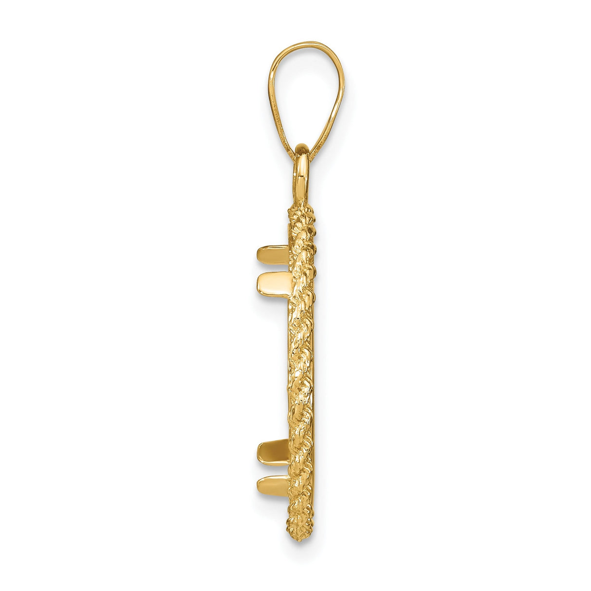 17 mm 14k Yellow Gold coin bezel for 16.5 mm Coin — alternate view