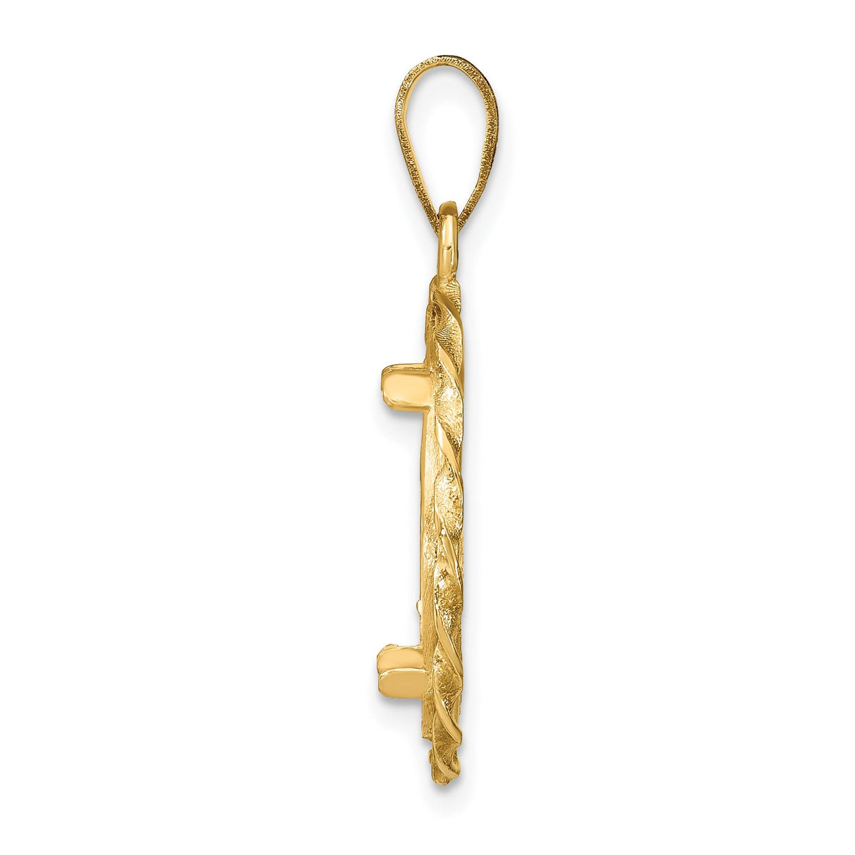 17 mm 14k Yellow Gold coin bezel for 16.5 mm Coin — alternate view
