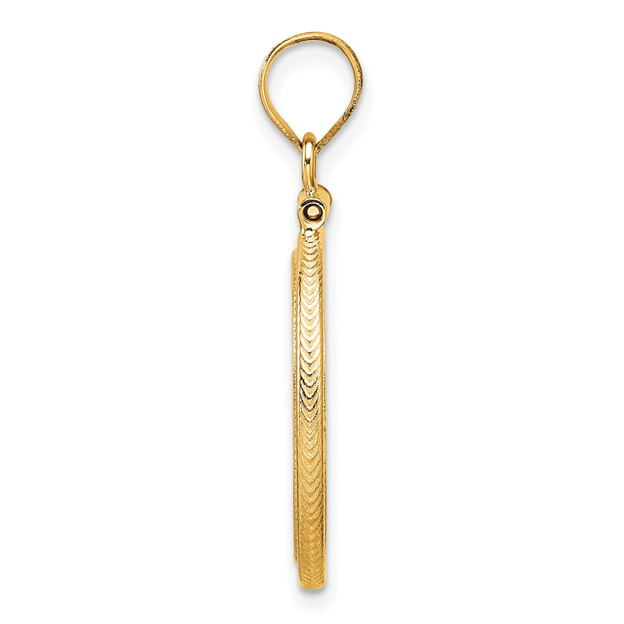 17 mm 14k Yellow Gold coin bezel for 16.5 mm Coin — alternate view
