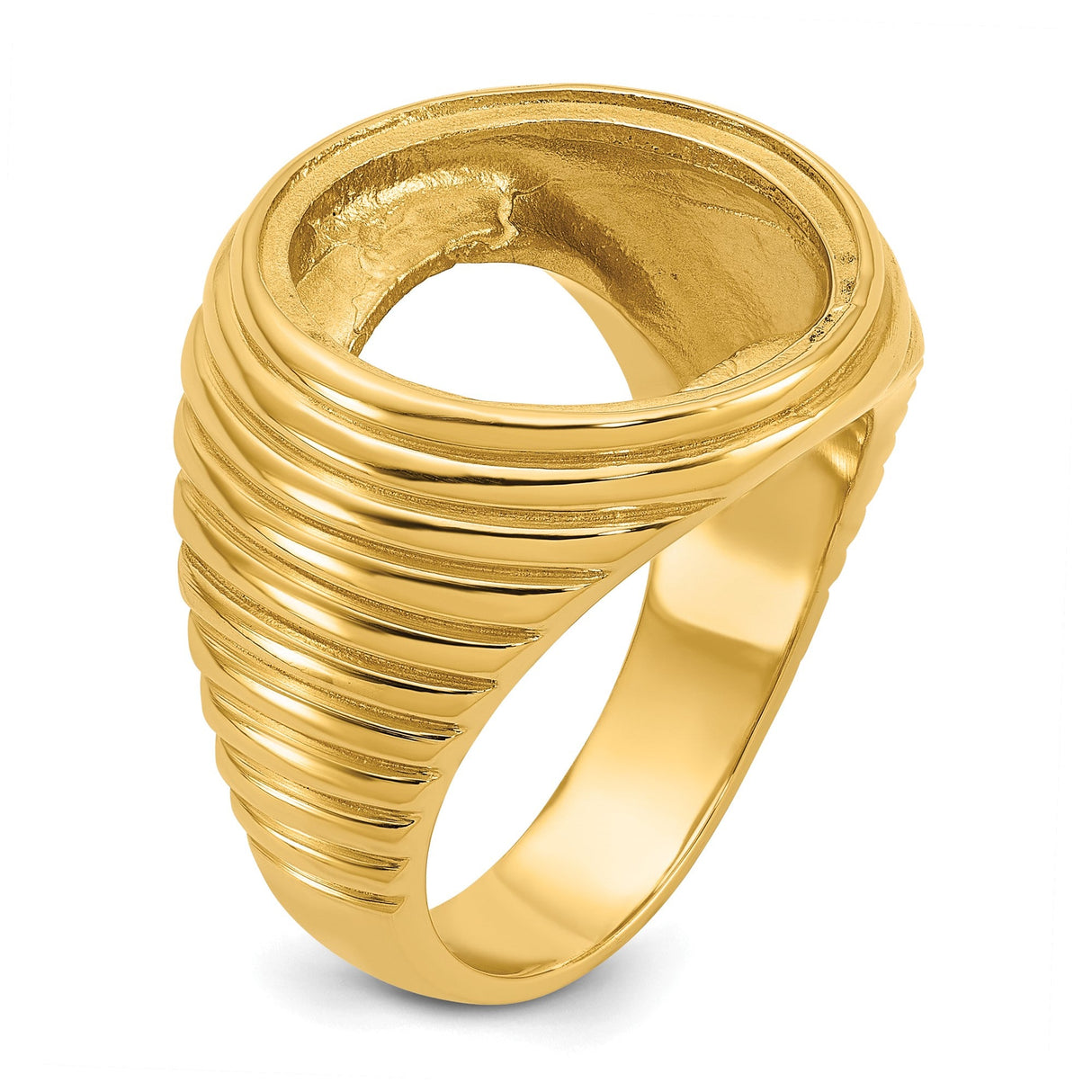 17 mm 14k Yellow Gold coin bezel for 16.5 mm Coin — additional image