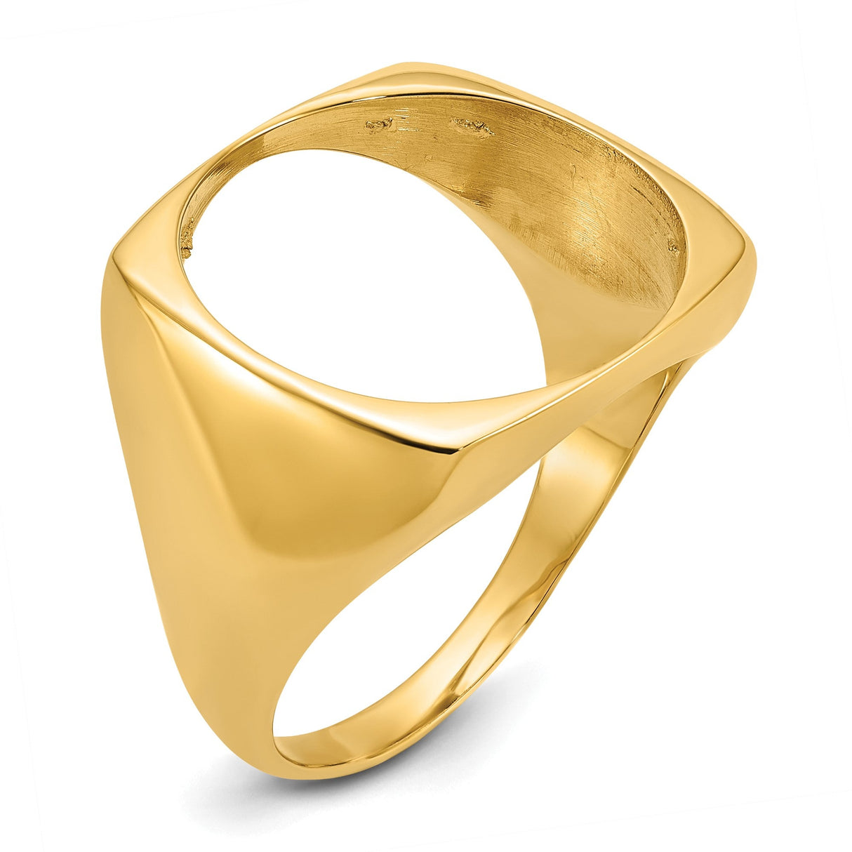 17 mm 14k Yellow Gold coin bezel for 16.5 mm Coin — additional image